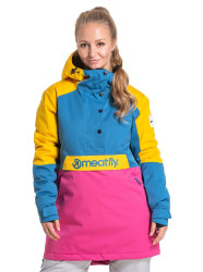 Meatfly dámská SNB & SKI bunda Aiko Premium Berry Pink | Růžová | Velikost XS