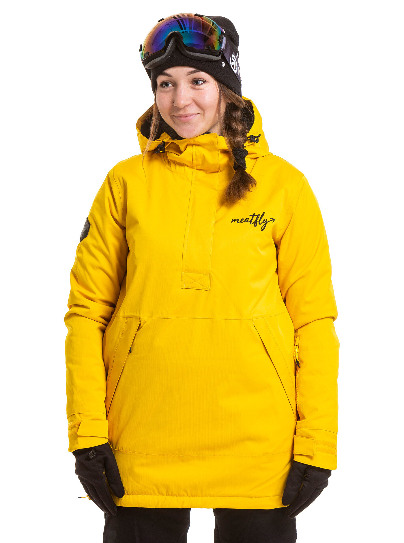 Meatfly dámská SNB & SKI bunda Yuki Premium Yellow | Žlutá | Velikost XS