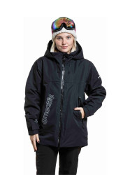 Meatfly dámská SNB & SKI bunda Gaia Black | Černá | Velikost XS