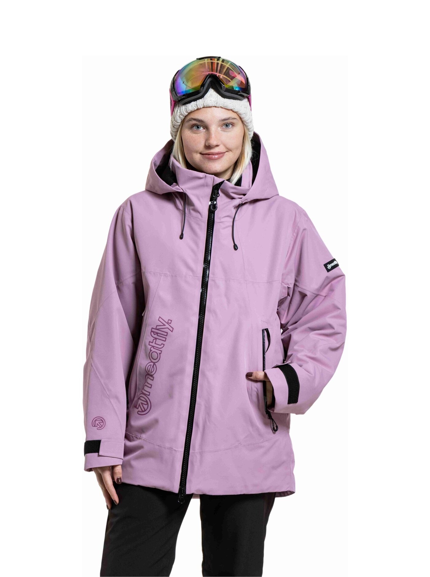Meatfly dámská SNB & SKI bunda Gaia Rose | Růžová | Velikost XS