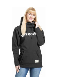 Meatfly dámská softshell bunda Alita Black / White | Černá | Velikost XS