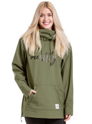 Meatfly dámská softshell bunda Alita Olive | Zelená | Velikost S