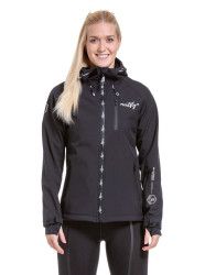 Meatfly dámská softshell bunda Zaja Logo Black | Černá | Velikost XS