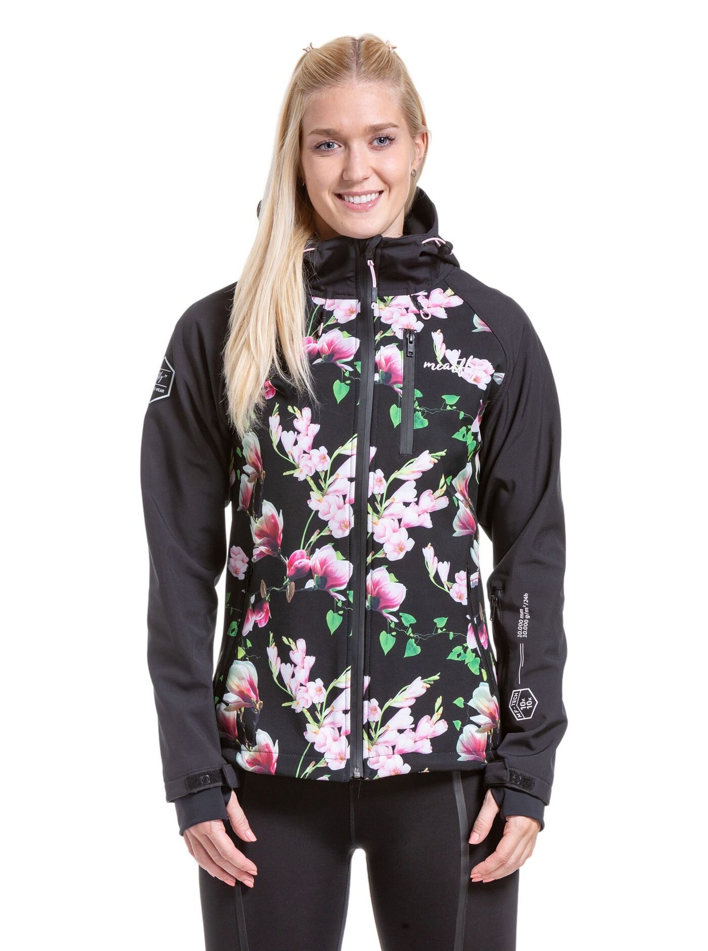 Meatfly dámská softshell bunda Zaja Magnolia | Černá | Velikost XS
