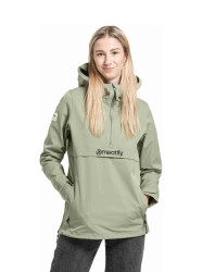 Meatfly dámská street bunda Kalle Olive / Black Logo | Zelená | Velikost XS