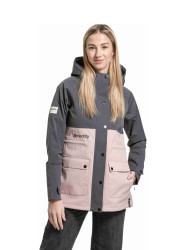 Meatfly dámská street bunda Xita Grey / Maue | Šedá | Velikost XS