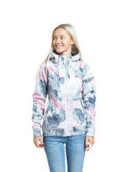 Meatfly dámská technická mikina Alisha Clouds Pink | Růžová | Velikost XS