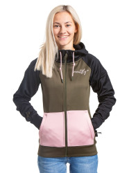 Meatfly dámská technická mikina Alisha Olive/Black | Zelená | Velikost XS