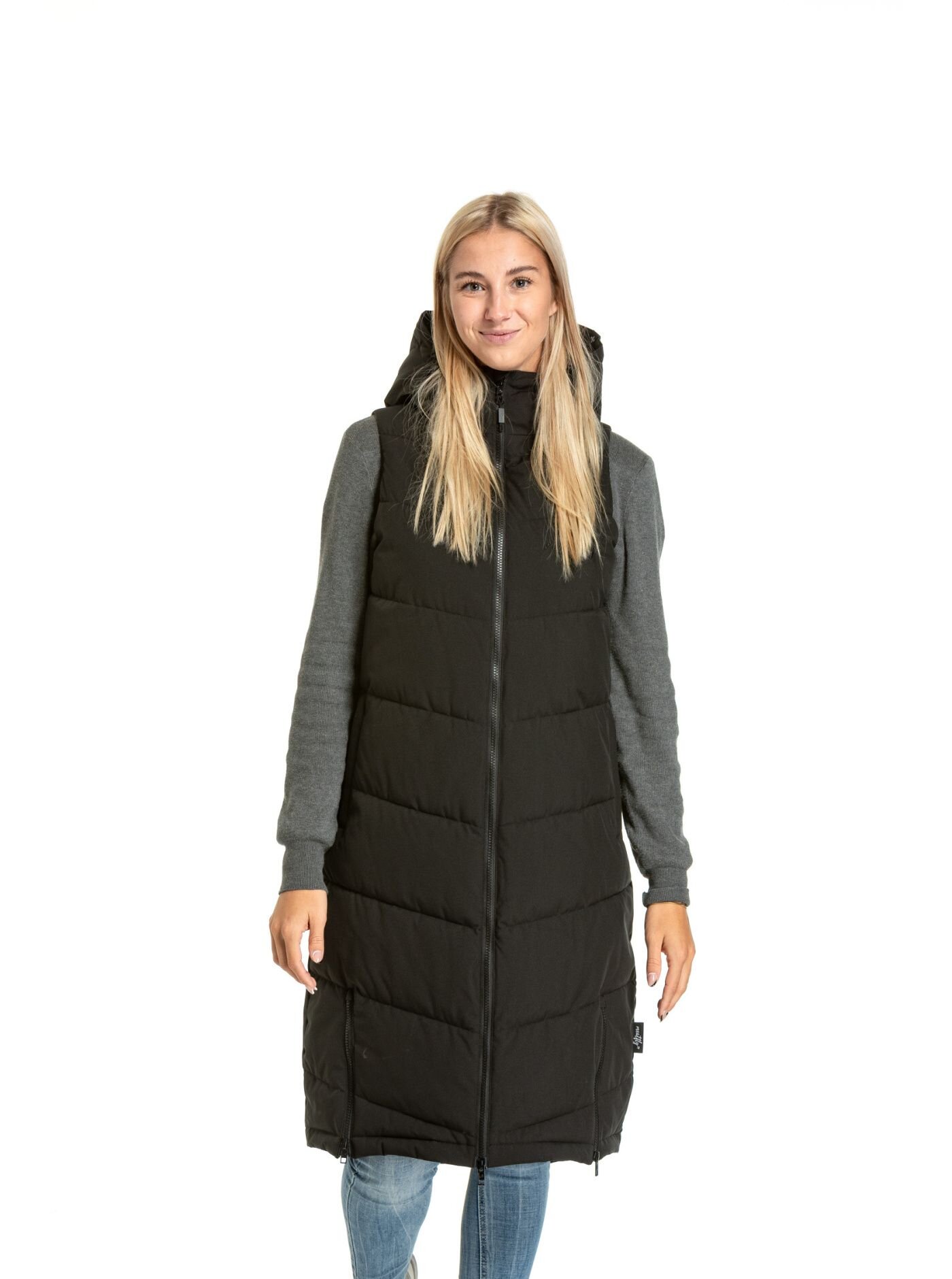 Meatfly dámská vesta Tama Black | Černá | Velikost XS