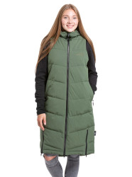 Meatfly dámská vesta Tama Olive | Zelená | Velikost XS
