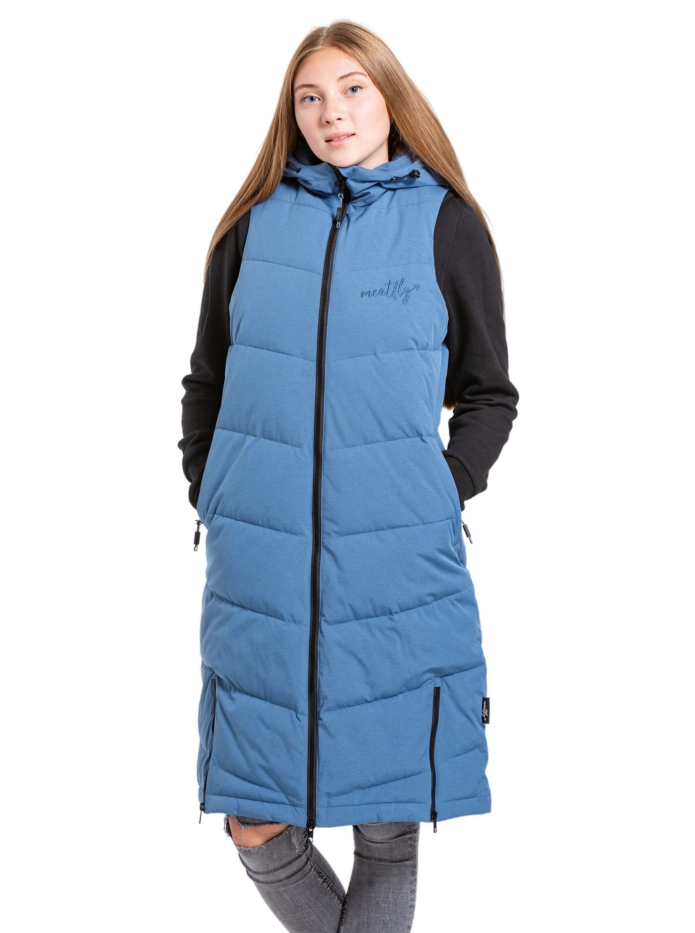 Meatfly dámská vesta Tama Slate Blue | Modrá | Velikost XS