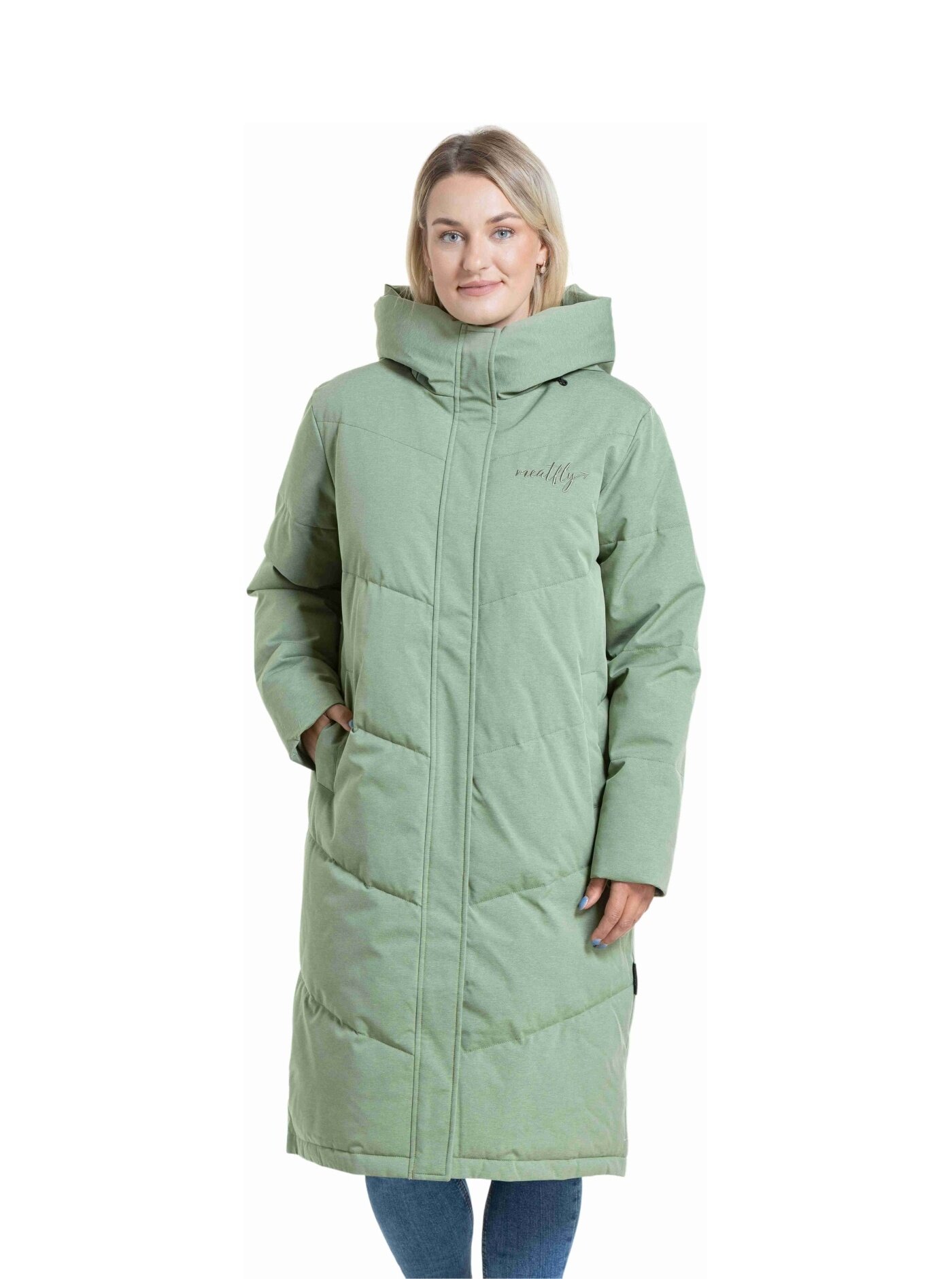 Meatfly dámská zimní bunda Chloe Green Tea | Zelená | Velikost XS