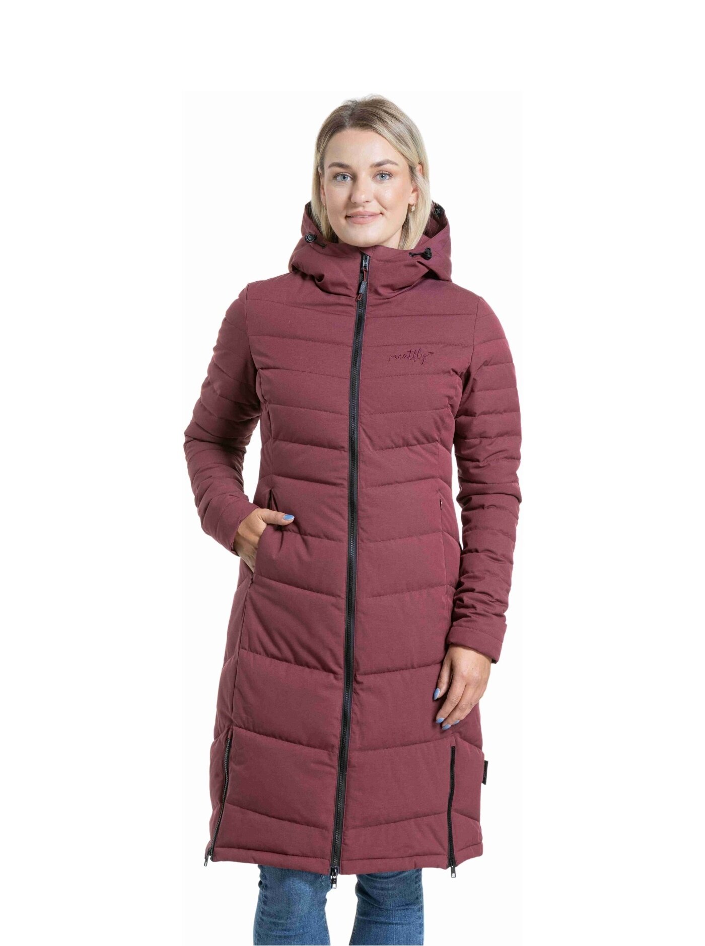 Meatfly dámská zimní bunda Olympa Pomegranate | Červená | Velikost S