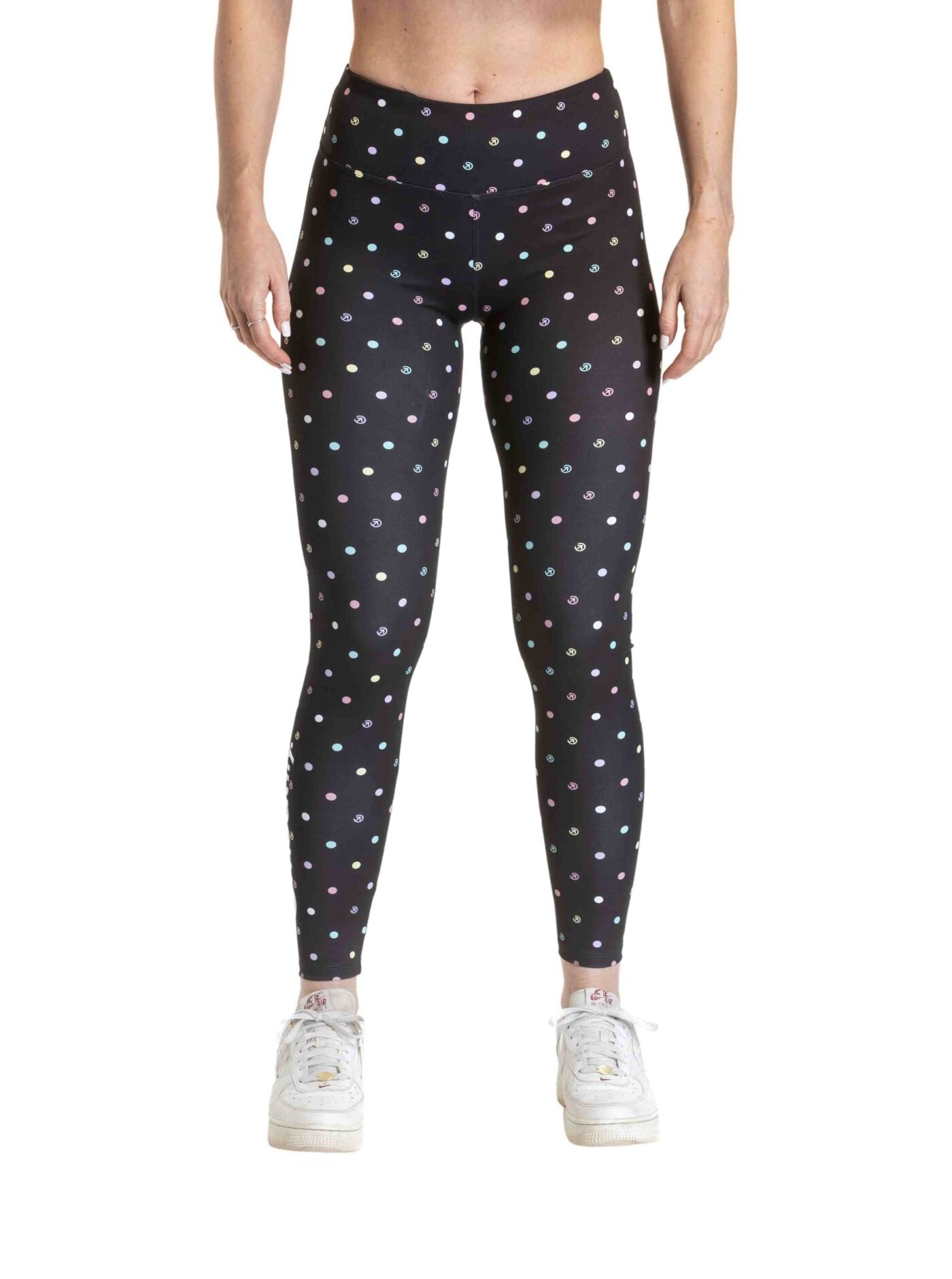 Meatfly dámské legíny Arabel Black / Color Dots | Černá | Velikost XS