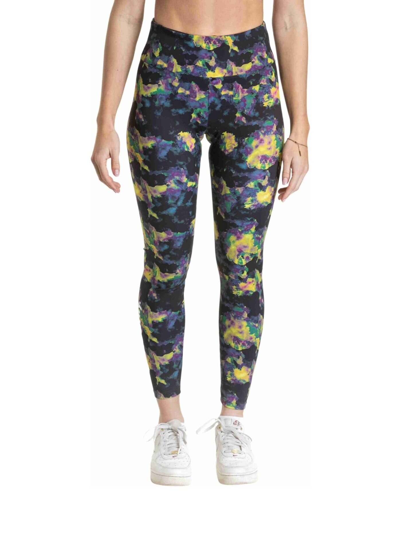 Meatfly dámské legíny Arabel Dark Clouds | Černá | Velikost XS