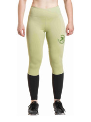 Meatfly dámské legíny Arabel Olive Light Black | Zelená | Velikost S