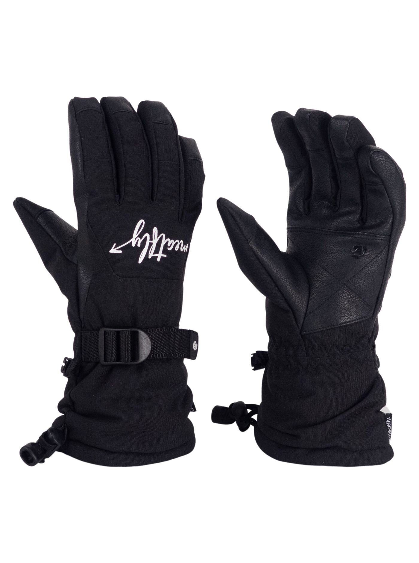 Meatfly dámské rukavice Gazie Black | Černá | Velikost S