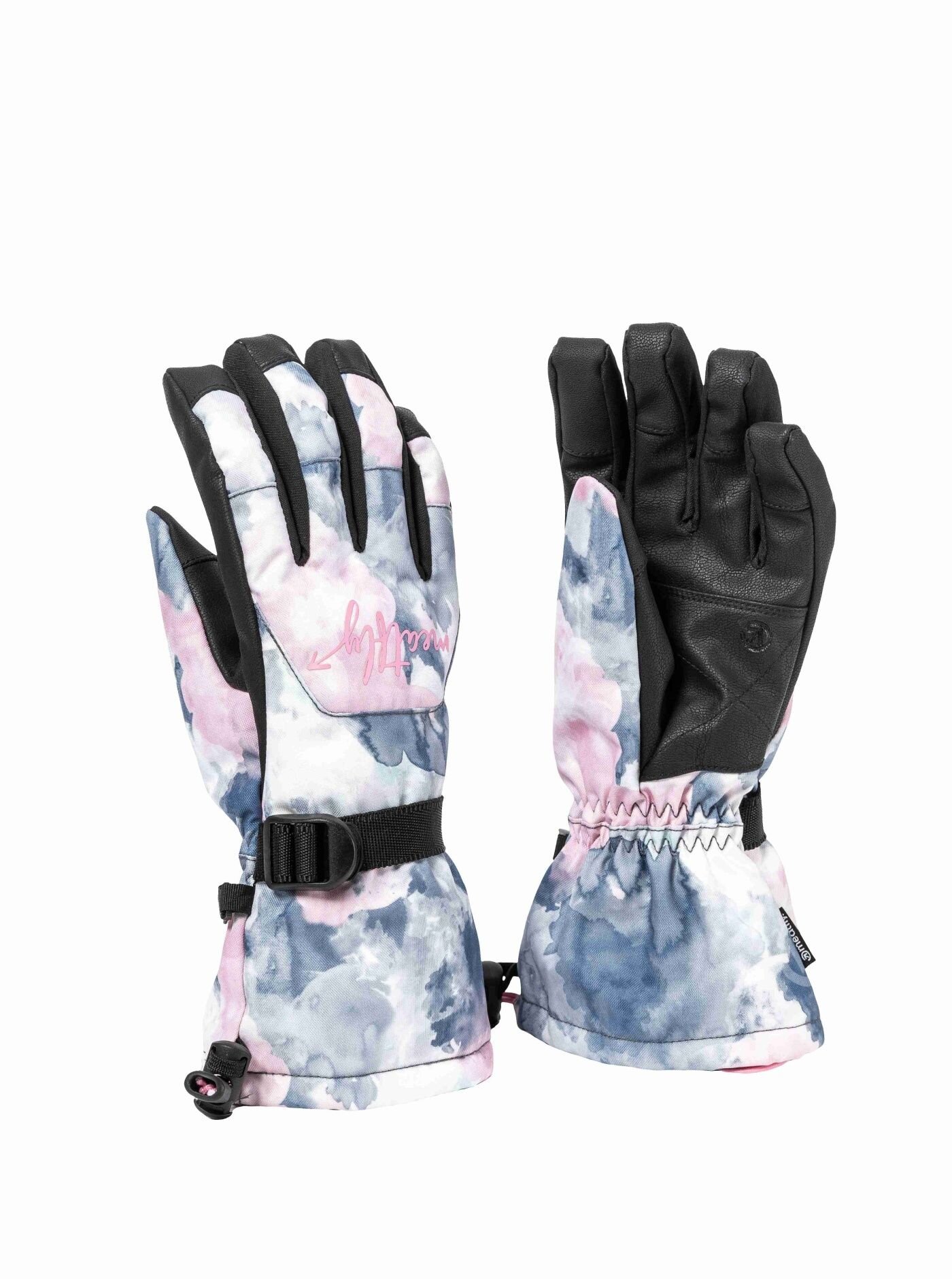 Meatfly dámské rukavice Gazie Clouds Pink | Růžová | Velikost L