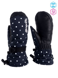 Meatfly dámské rukavice Manson Black Dots | Černá | Velikost S