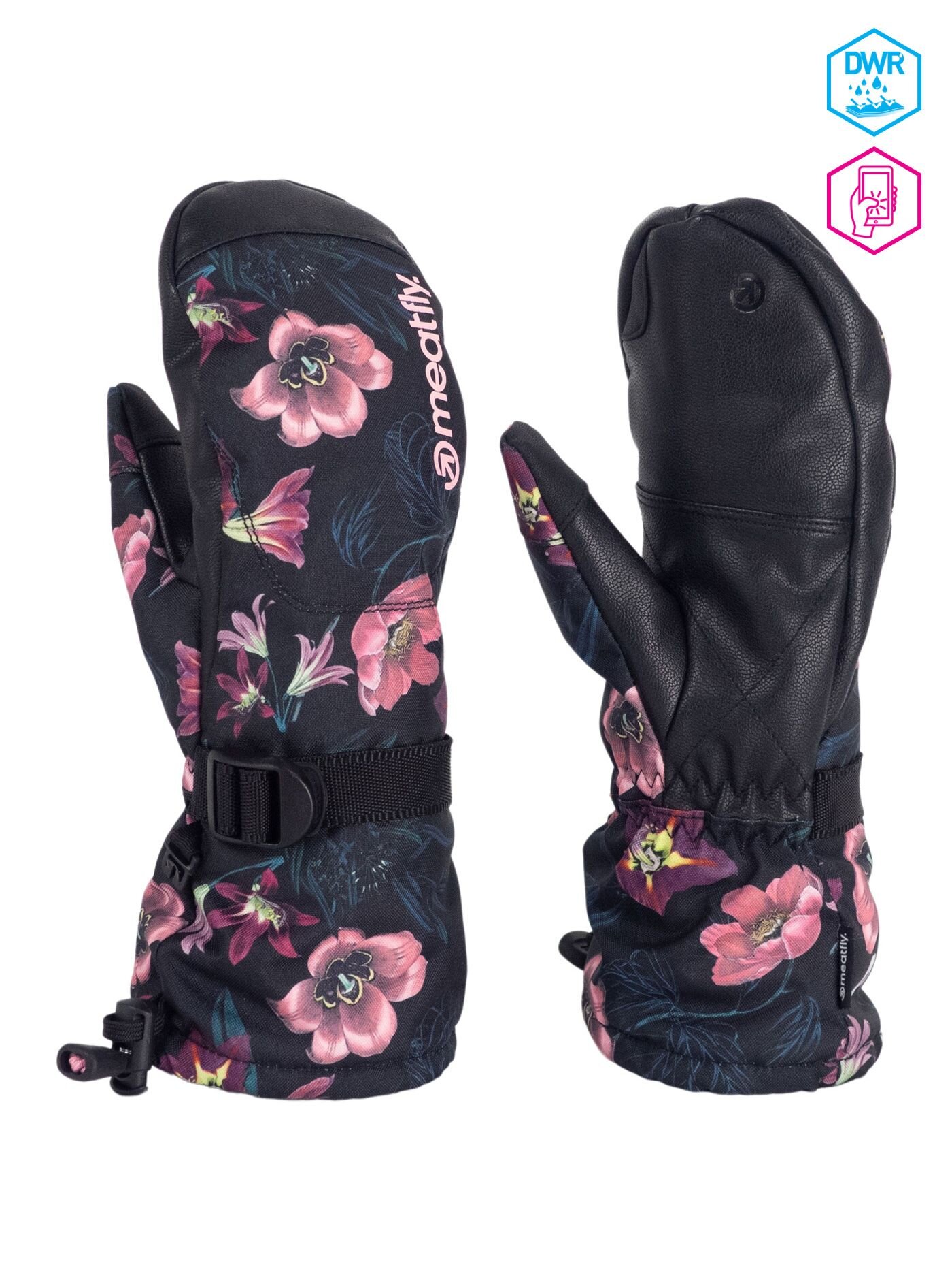 Meatfly dámské rukavice Manson Hibiscus | Květy | Velikost S