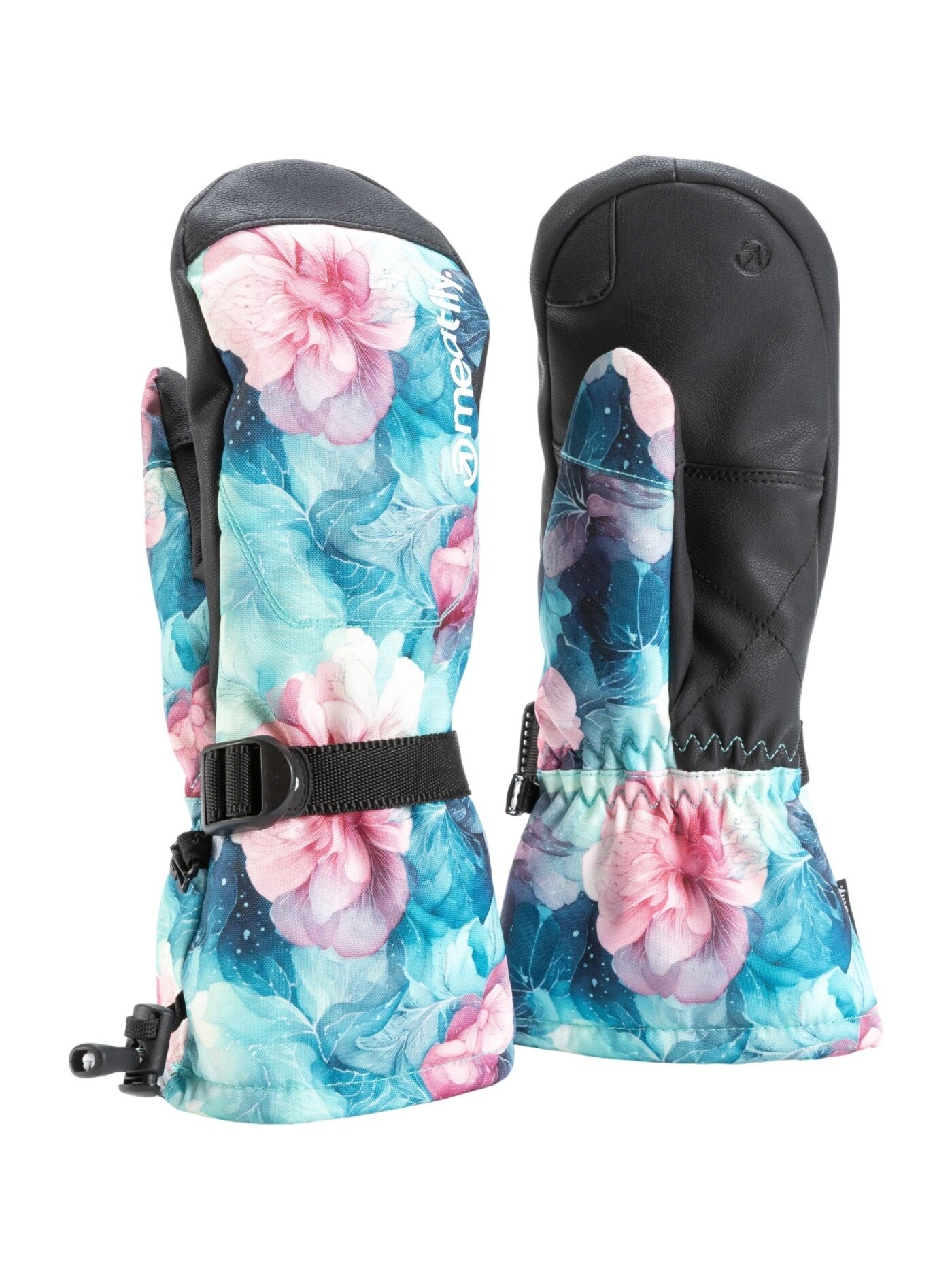 Meatfly dámské rukavice Manson Pink Flowers | Růžová | Velikost S