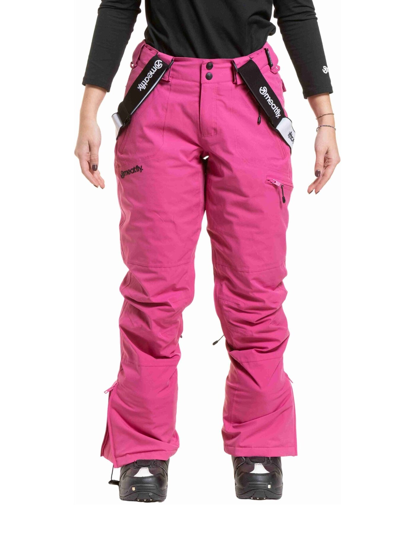 Meatfly dámské SNB & SKI kalhoty Foxy Pink | Růžová | Velikost XS