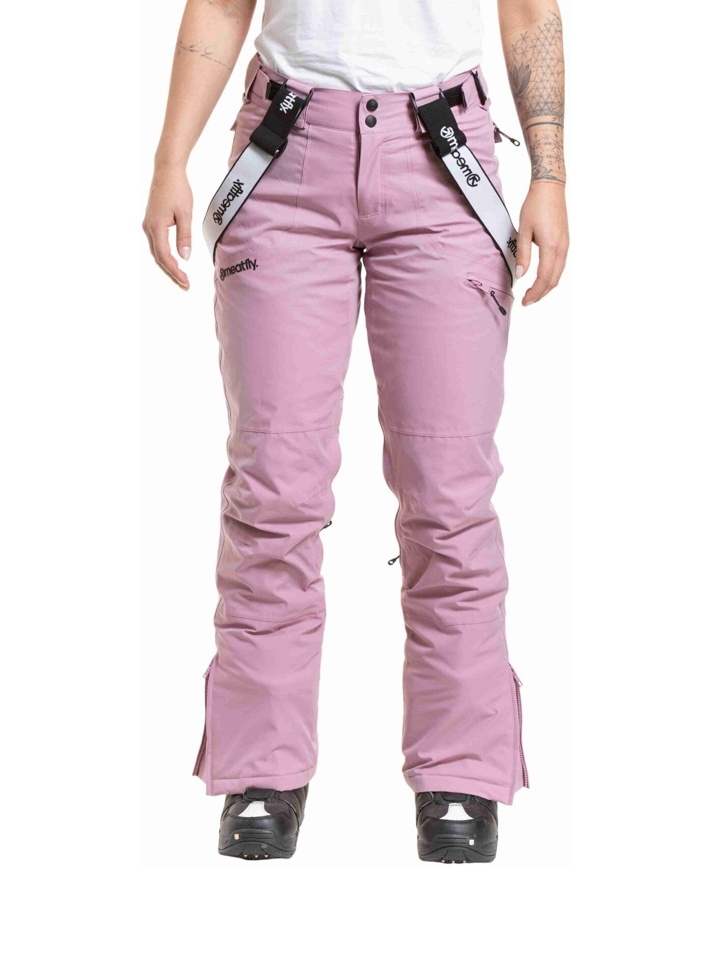 Meatfly dámské SNB & SKI kalhoty Foxy Rose | Růžová | Velikost XS