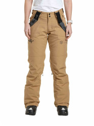 Meatfly dámské SNB & SKI kalhoty Foxy Tan | Písková | Velikost XS