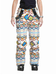 Meatfly dámské SNB & SKI kalhoty Foxy White Jones | Bílá | Velikost XS