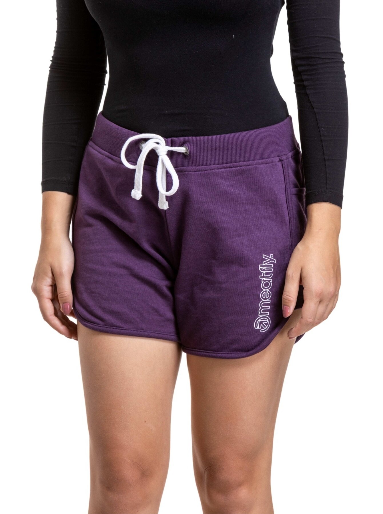 Meatfly dámské teplákové kraťasy Nea Deep Purple | Fialová | Velikost XS
