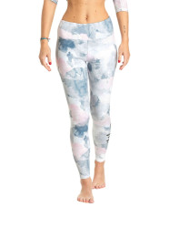 Meatfly dámské termo legíny Jenna Clouds Pink | Šedá | Velikost XS