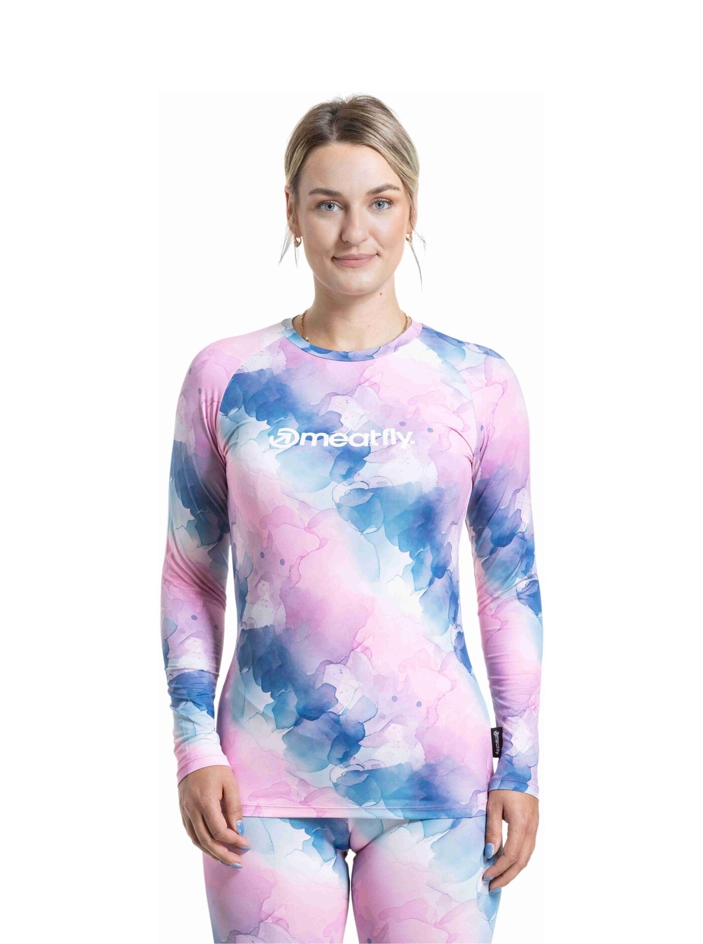 Meatfly dámské termo tričko Capa Bubbles | Růžová | Velikost XS