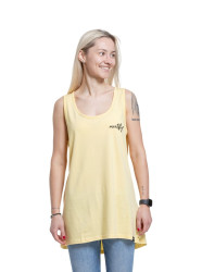 Meatfly dámské tílko Zoe Light Yellow | Žlutá | Velikost XS | 100% bavlna