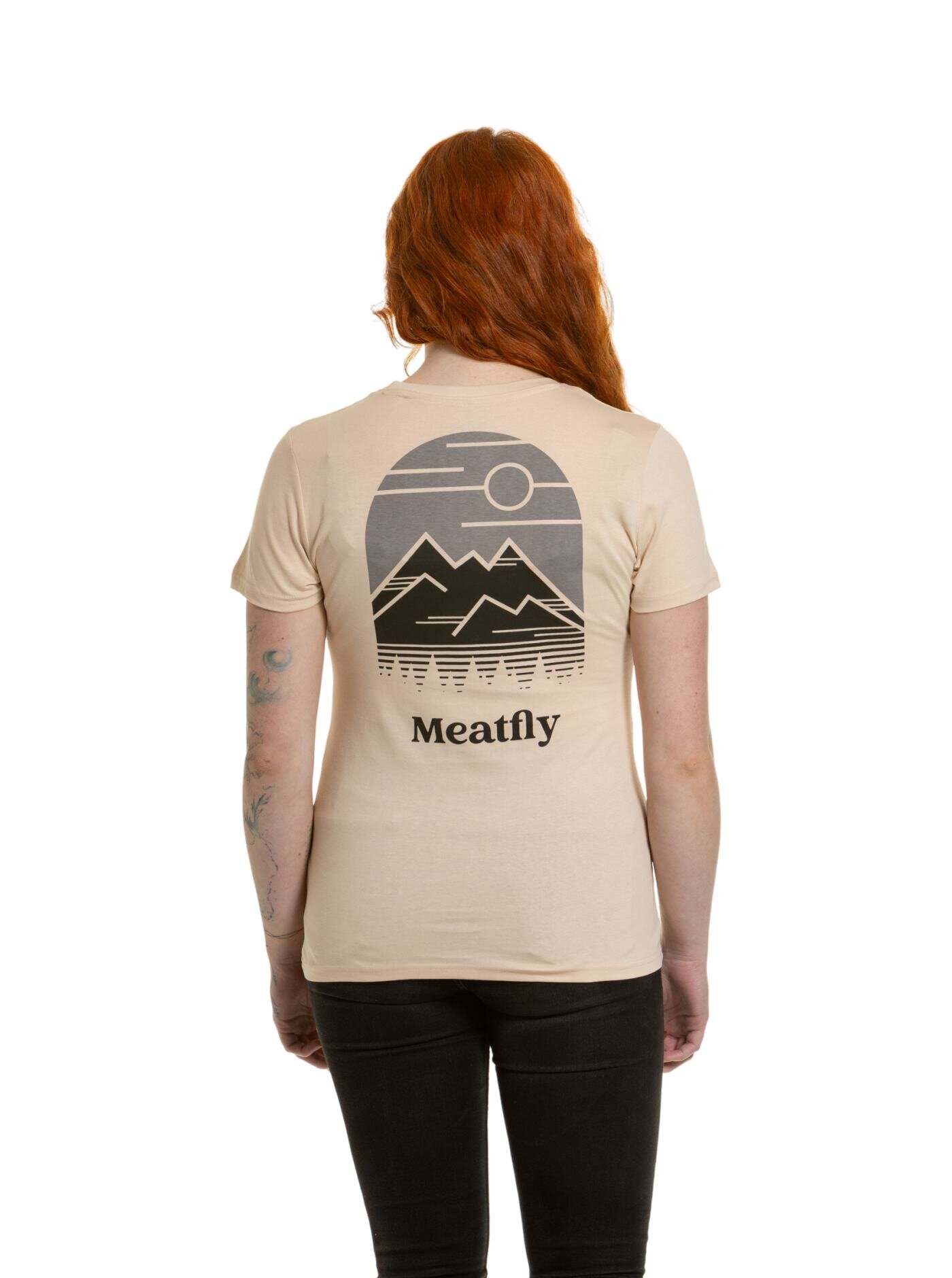 Meatfly dámské tričko Cordie Tapioca | Písková | Velikost XS | 100% bavlna