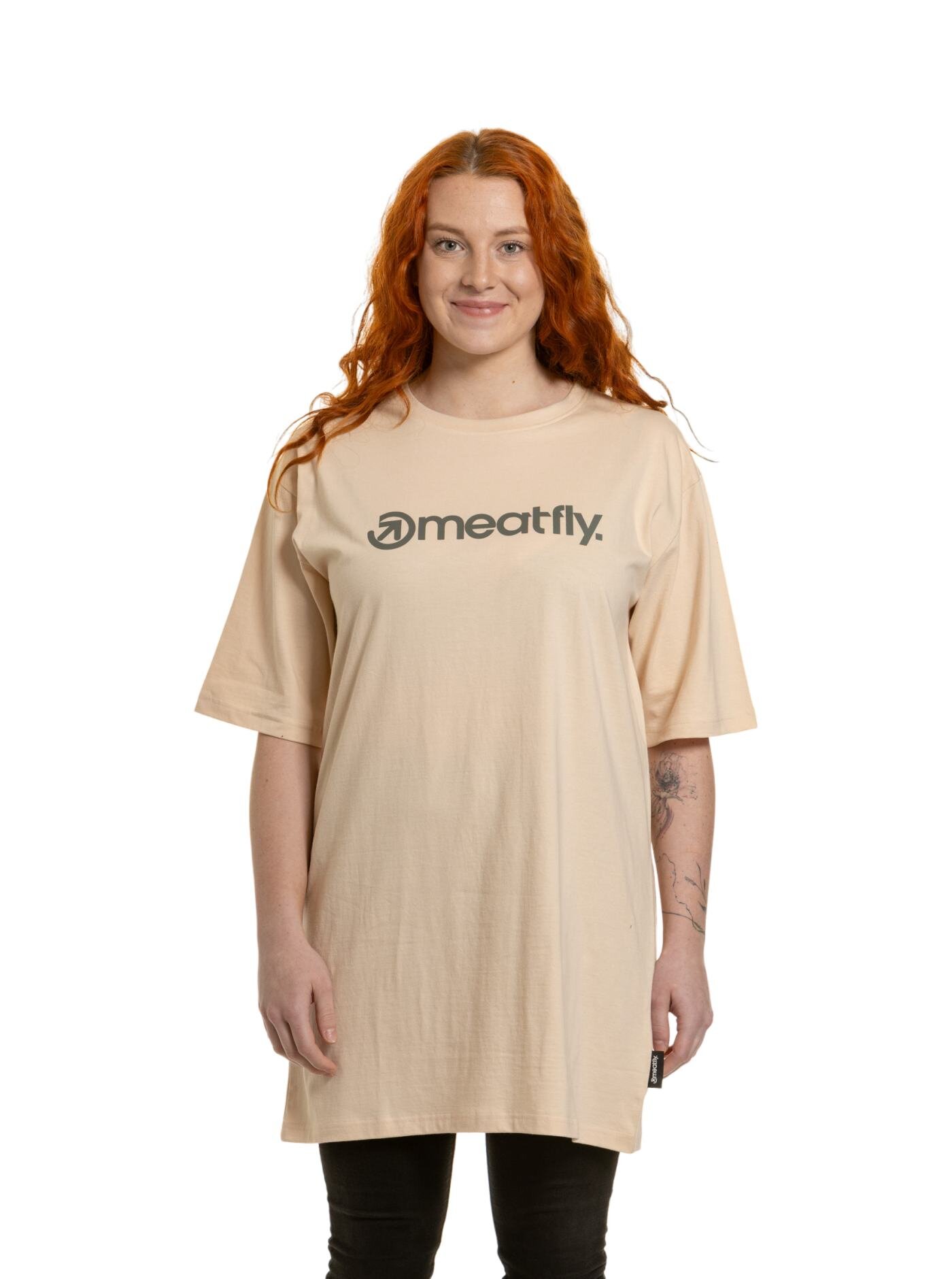 Meatfly dámské tričko Rory Tapioca | Písková | Velikost XS | 100% bavlna