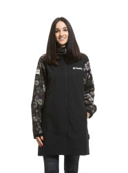 Meatfly dámský softshell kabát Thea Straws / Black | Černá | Velikost XS