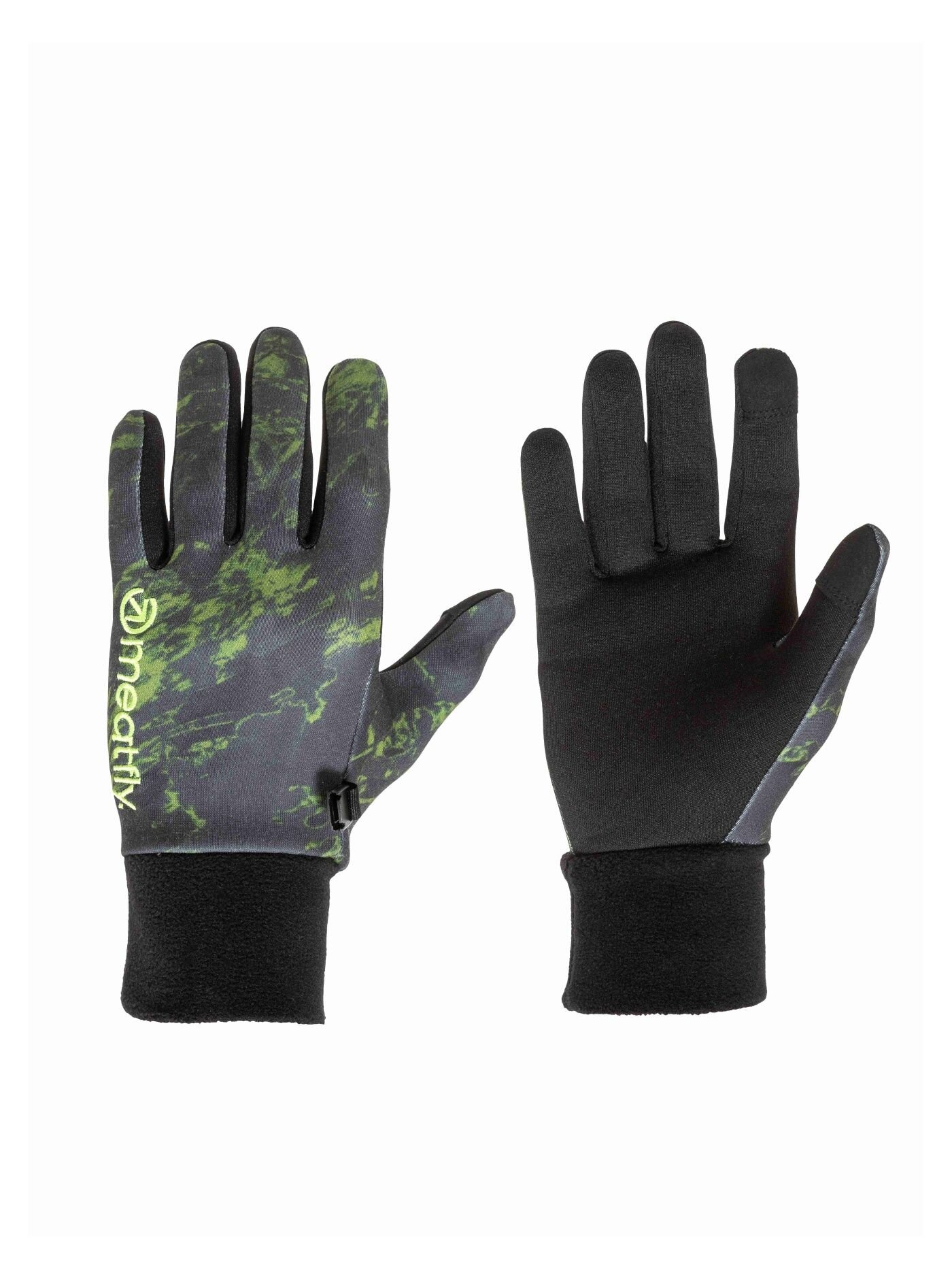 Meatfly dětské rukavice Kids Powerstretch Mossy Lime | Zelená | Velikost S (10Y)