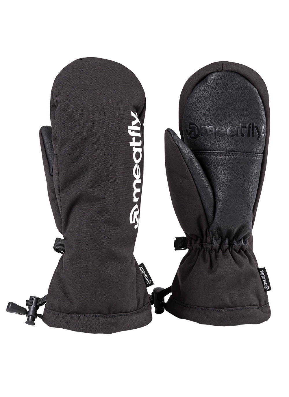 Meatfly dětské rukavice Slayer Black | Černá | Velikost L (12Y)