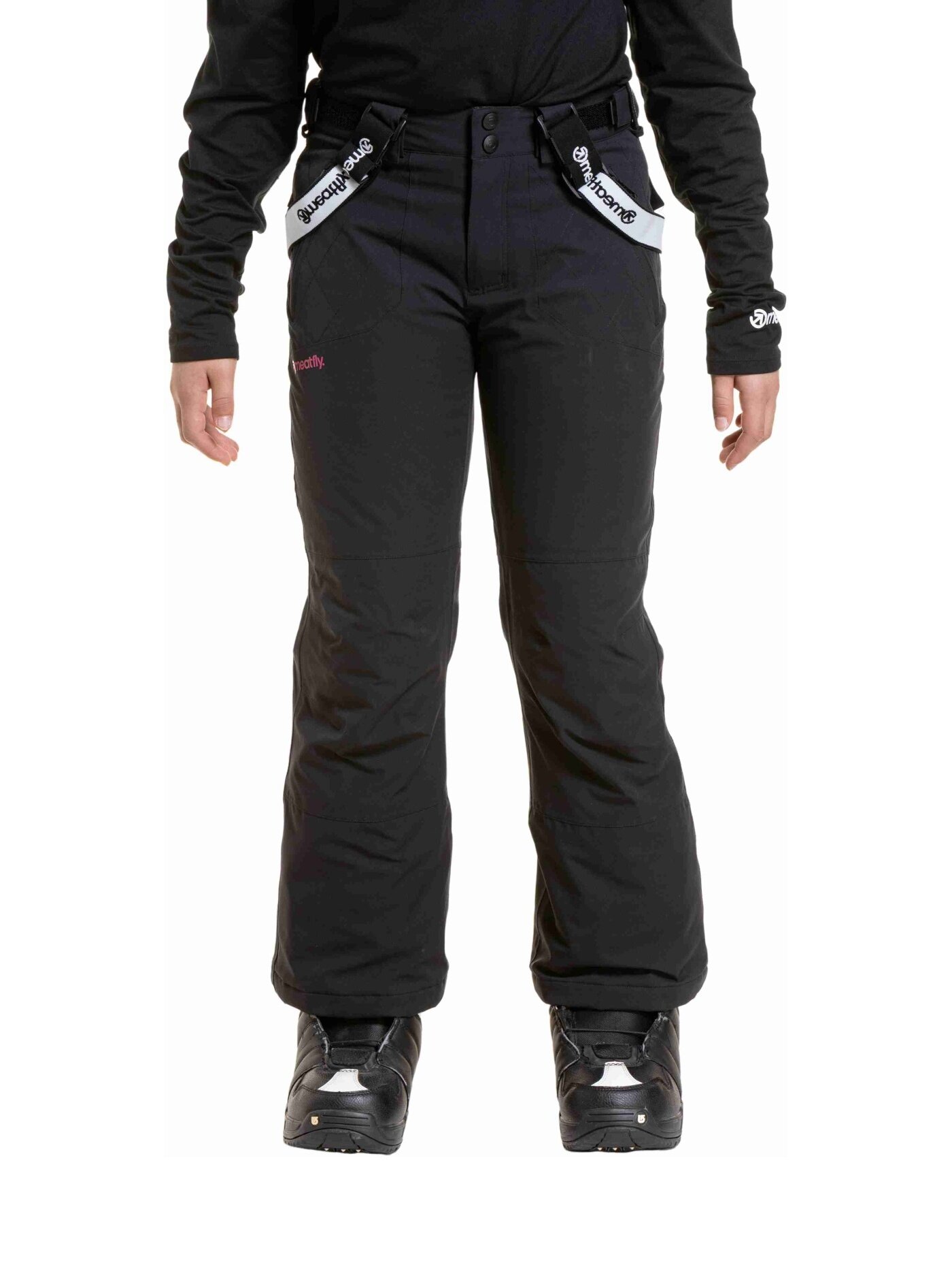 Meatfly dětské SNB & SKI kalhoty Girly Black | Černá | Velikost 134