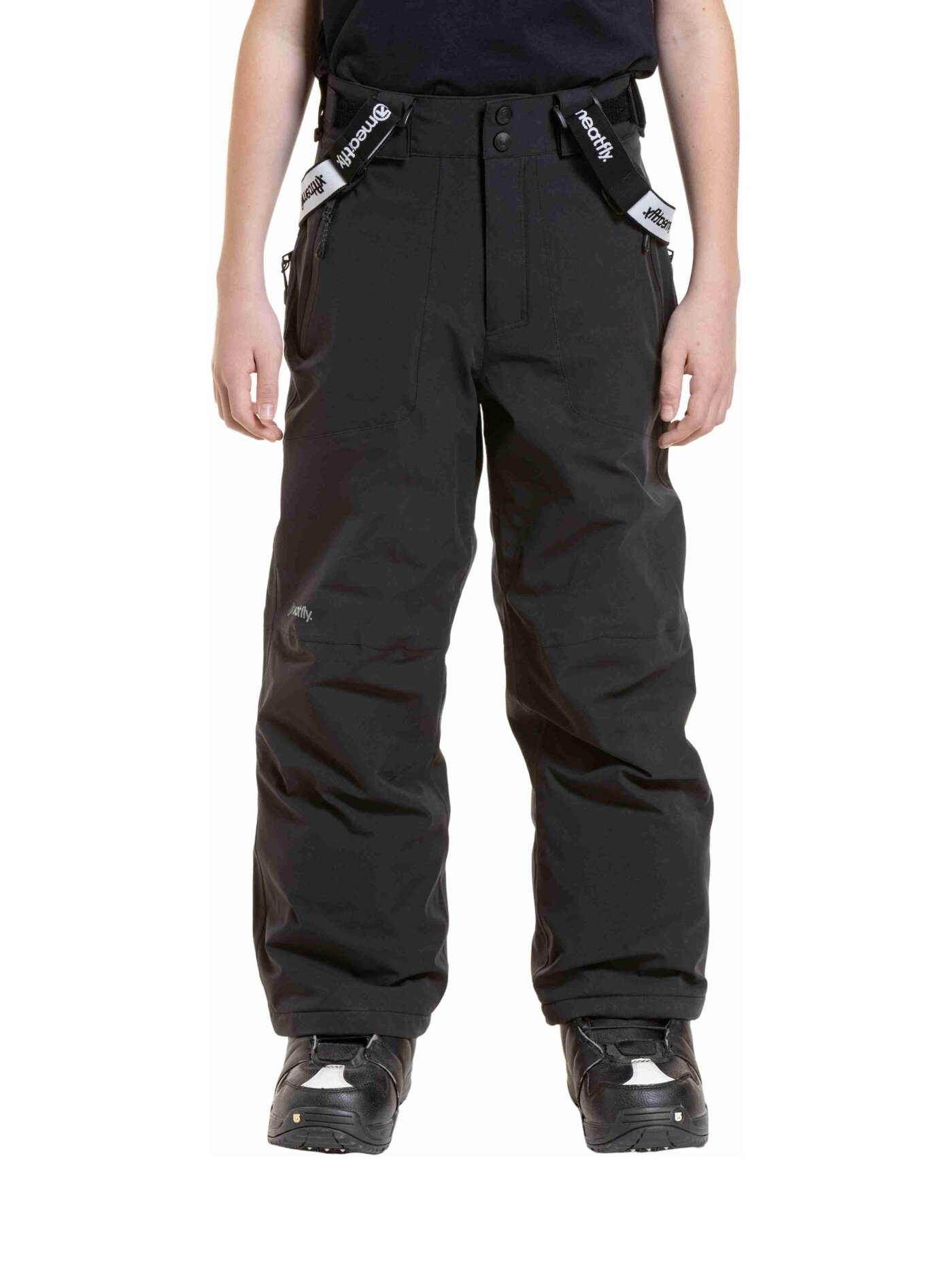 Meatfly dětské SNB & SKI kalhoty Junior Black | Černá | Velikost 134