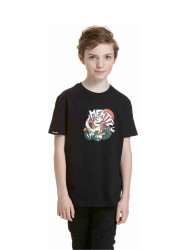 Meatfly dětské tričko Dino Black | Černá | Velikost 134 | 100% bavlna