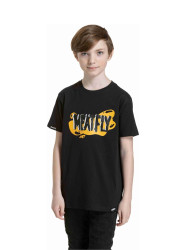Meatfly dětské tričko Fleck Black | Černá | Velikost 134 | 100% bavlna