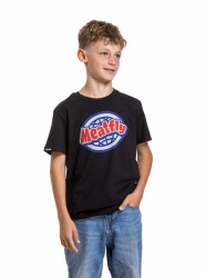 Meatfly dětské tričko Globe Black | Černá | Velikost 134 | 100% bavlna