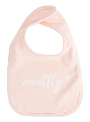 Meatfly dětský bryndák Powder Pink | Růžová | Velikost One Size | 100% bavlna