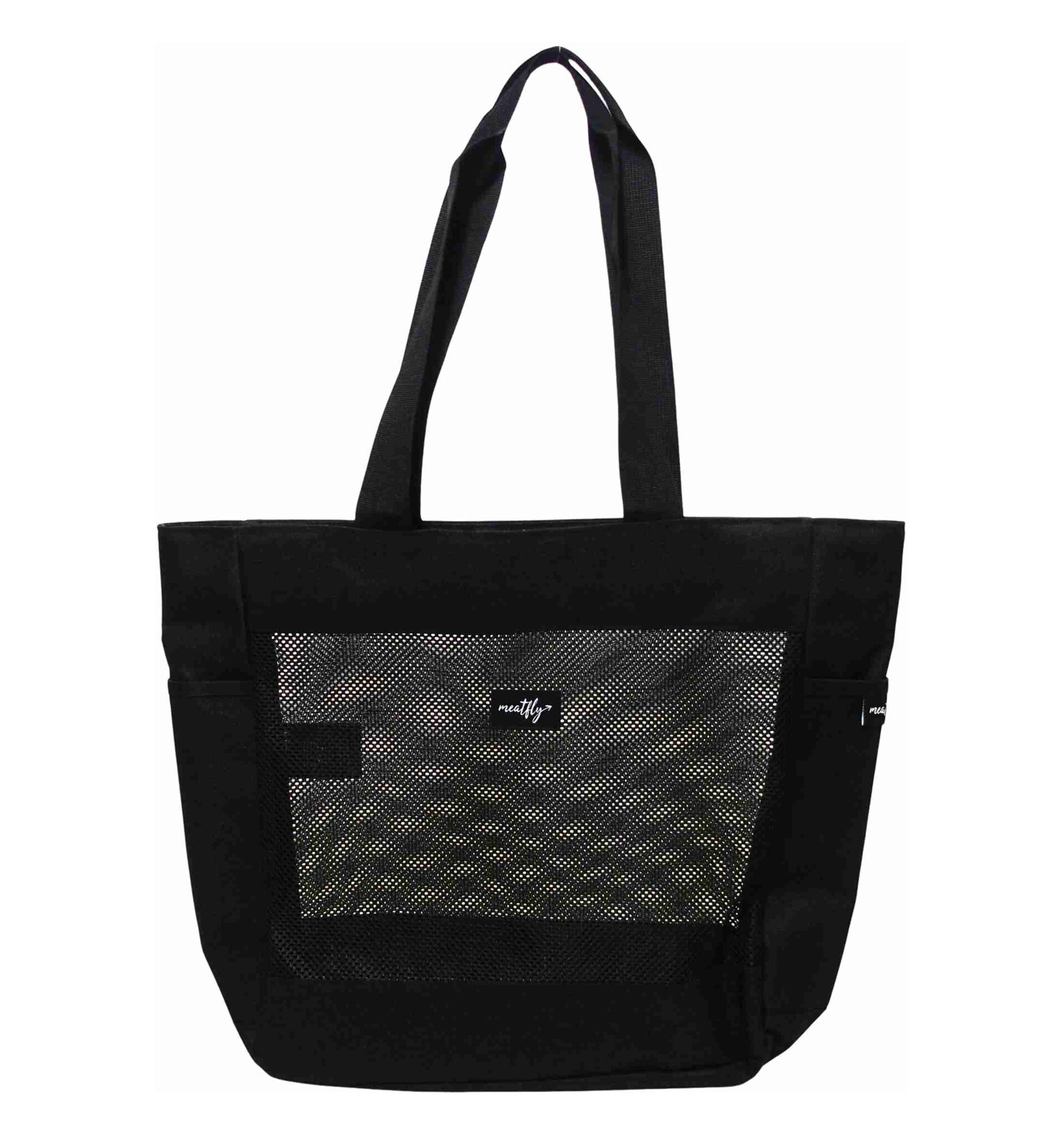 Meatfly kabelka Ari Black | Černá | Objem 18 L