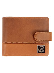 Meatfly kožená peněženka Nathan Premium Brown | Hnědá | Velikost One Size