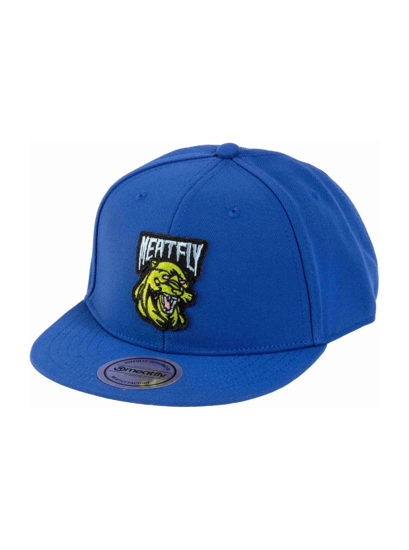 Meatfly kšiltovka Alfy Snapback Blue Panther | Modrá | Velikost One Size