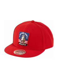 Meatfly kšiltovka Alfy Snapback Red Tomcat | Červená | Velikost One Size