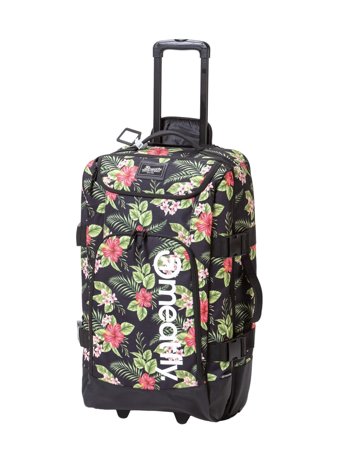 Meatfly kufr Contin Black Tropical | Černá | Objem 100 L