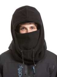 Meatfly kukla Conceal Black oversized | Černá | Velikost Oversized